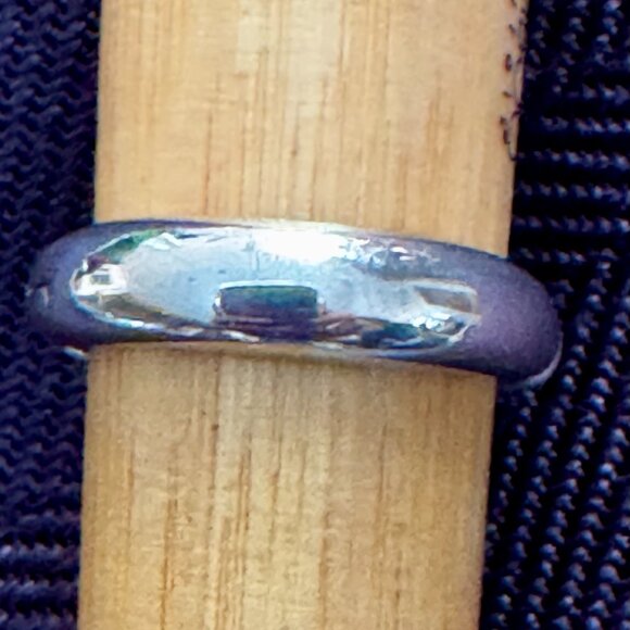 Stunning Ann King Rare Blue Topaz Sterling 18K Gold w Pearl Ring womens size 6 - Picture 4 of 9